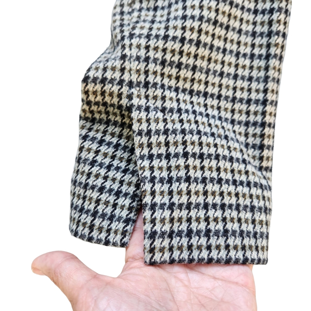 Madewell Oversized Knit Blazer In Houndstooth Womens Size XS Button Up Jacket - Picture 8 of 14